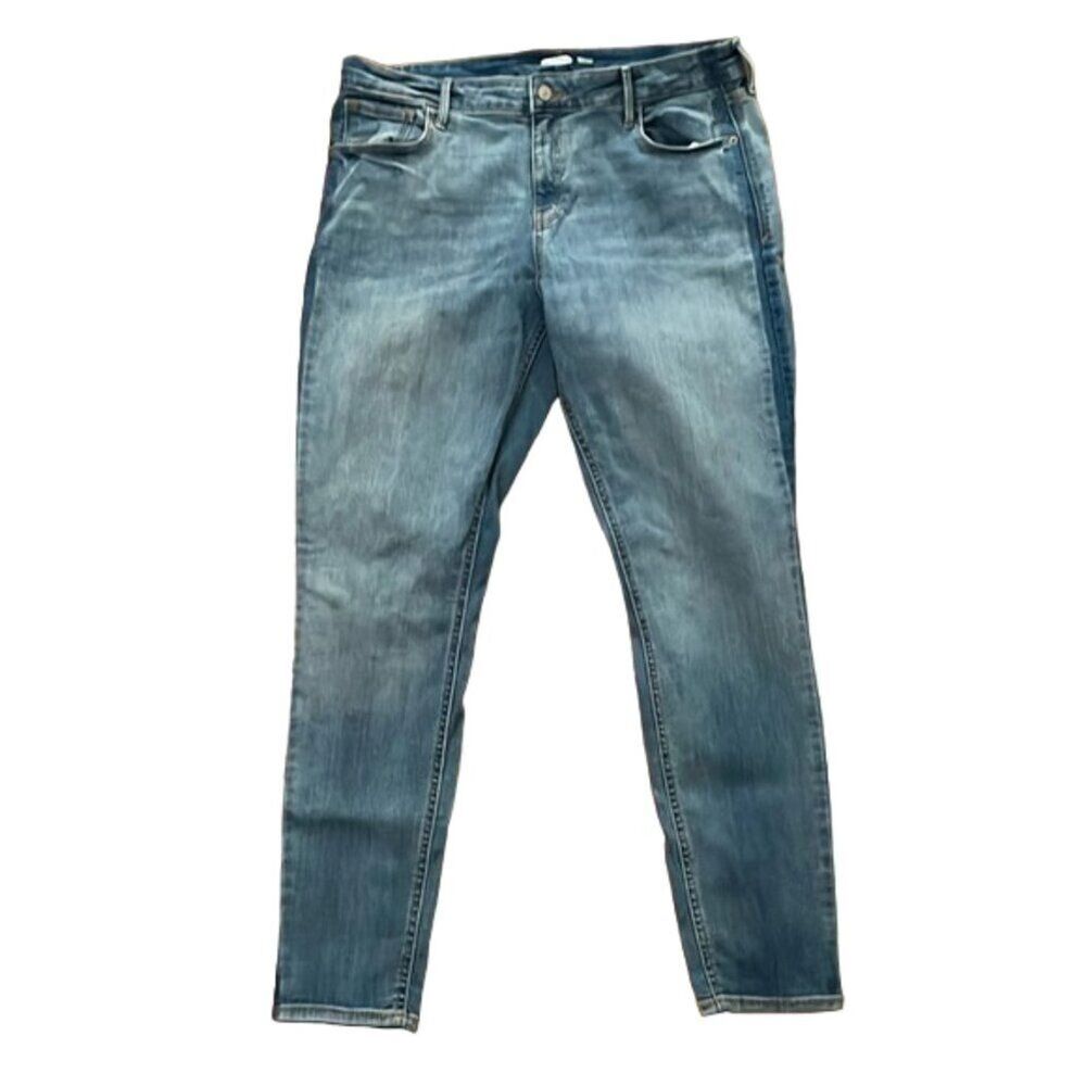 Old Navy Rockstar Skinny Denim Blue Jeans Womens Size 14 Casual - Picture 1 of 12